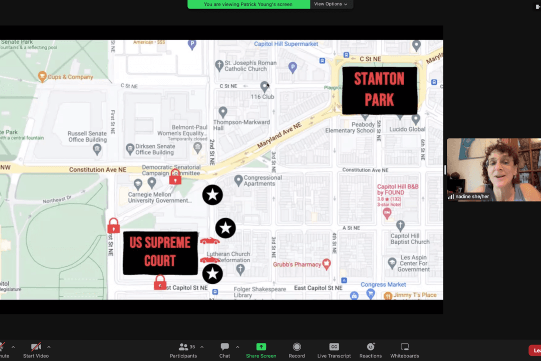 Protesters Attempt to Finalize Supreme Court Shutdown Scheme in Chaotic Meeting