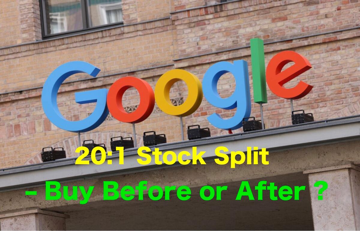 Google’s 20:1 Stock Split – Buy Before or After ?