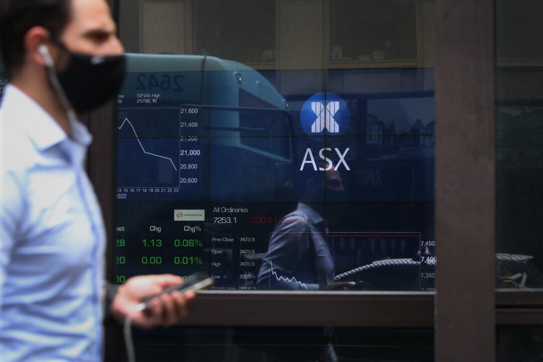 Australian Stock Market Drops to 19-Month Low