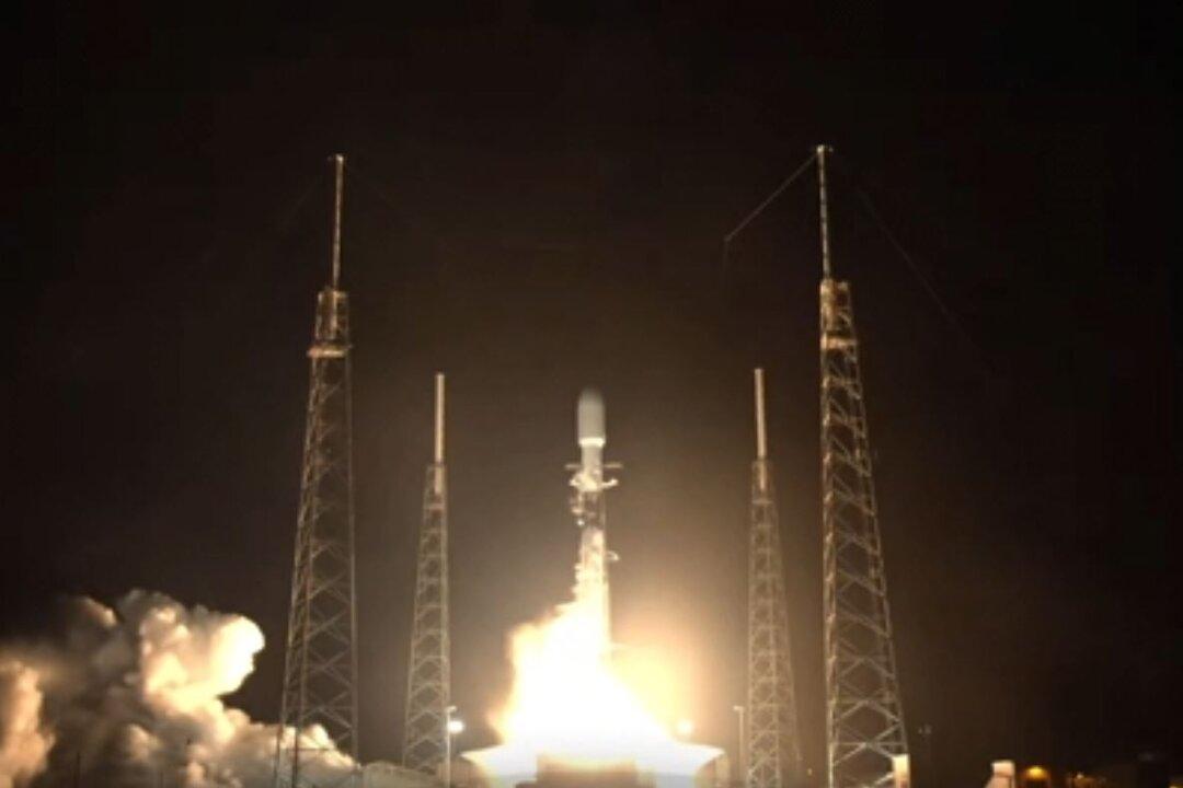 SpaceX Rocket Launches With Globalstar Satellite