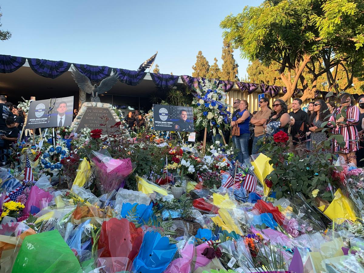 Over a Thousand Gather in Honor of Slain El Monte Officers