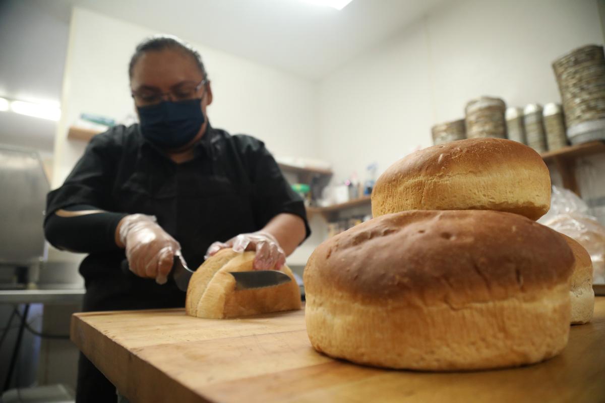 Pueblo oven bread is a a round, white-wheat yeast bread cooked in traditional hornos. (Courtesy of the Indian Pueblo Cultural Center)