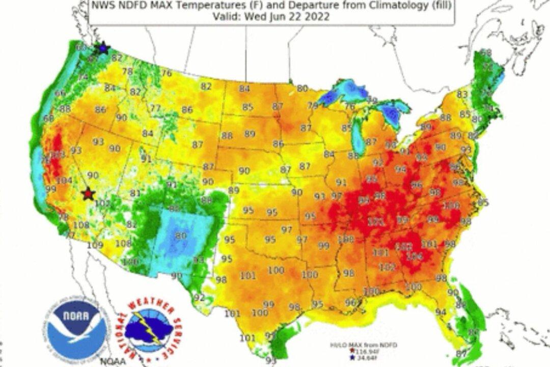 ‘Dangerous’ Heat Wave Moves Eastward, Triple-Digit Temps Expected for South