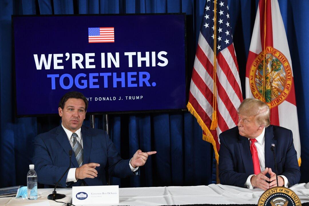 Trump Tells Florida Supporters to Vote for DeSantis