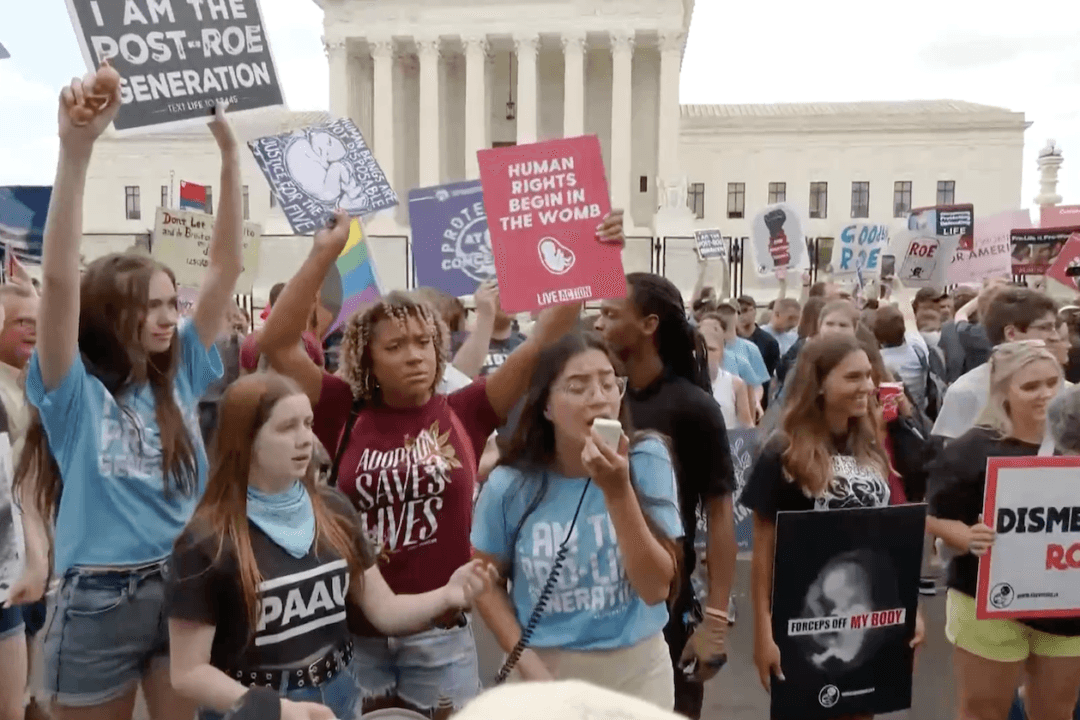 Protesters Express Anger and Fear Versus Joy and Excitement Over Supreme Court Abortion Ruling