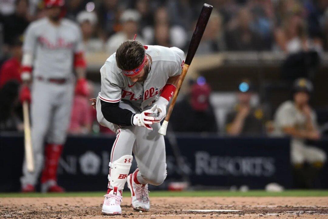 Phillies Defeat Padres but Lose Bryce Harper