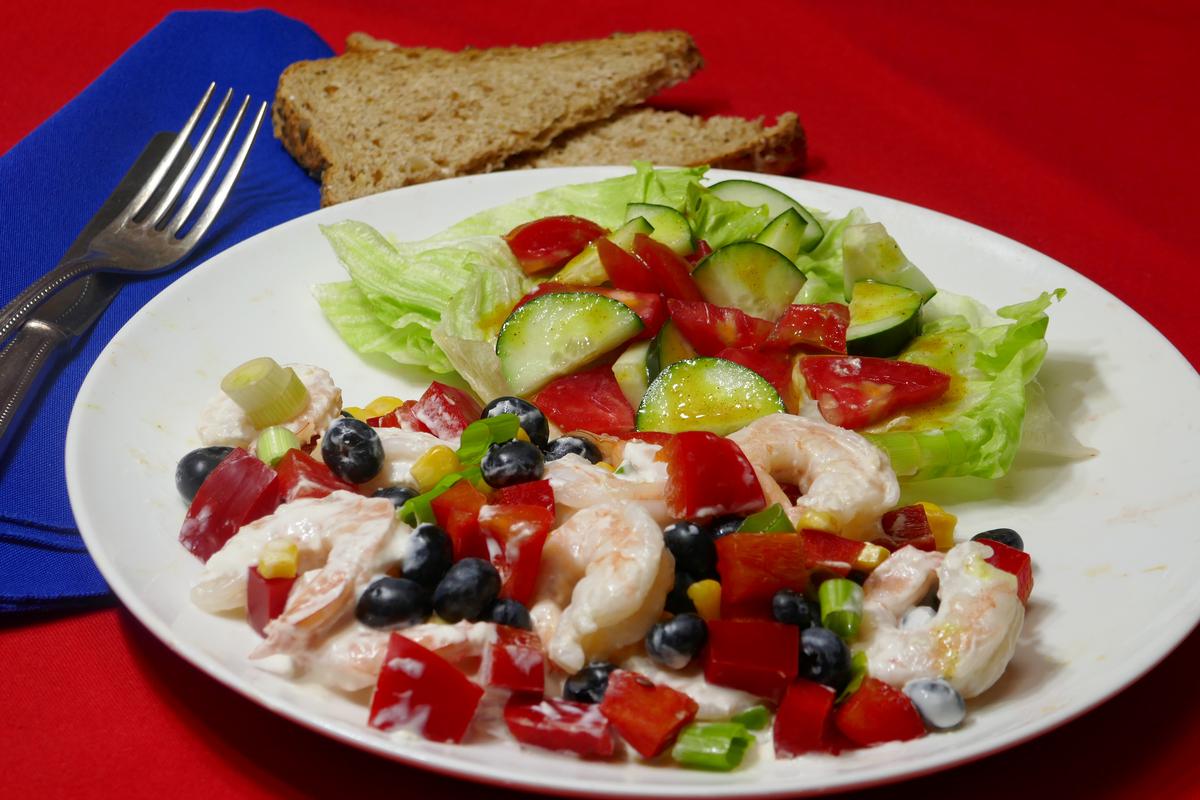 Fiery Celebration Salad Perfect for the Fourth of July