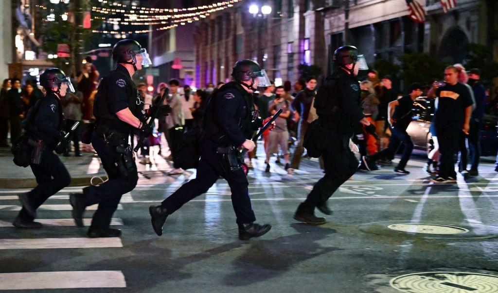 Man Allegedly Attacks Officer With ‘Makeshift Flamethrower’ at Pro-Abortion Protest in Los Angeles