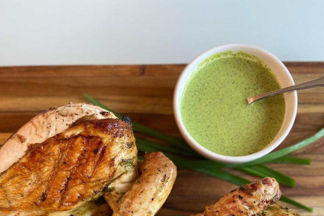 Use This Green Herb Seasoning and Marinade in Two Dishes for a Versatile Family Meal