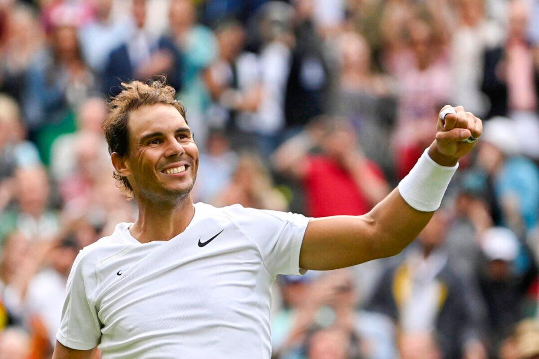 Nadal Overcomes Third Set Wobble to Reach Second Round