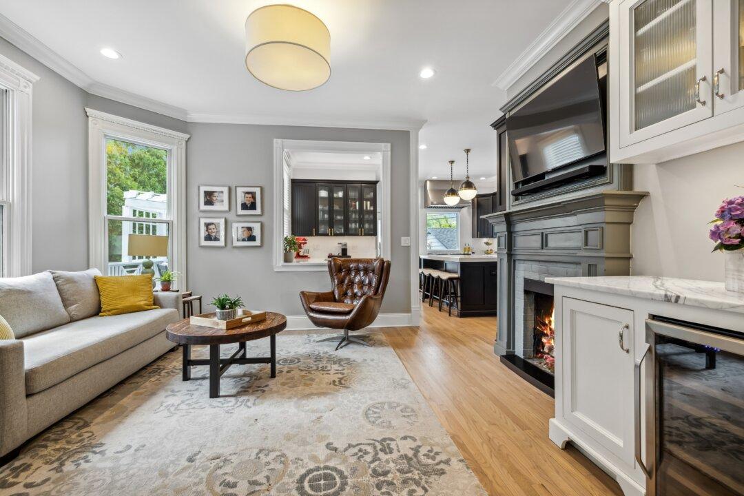 Classic Victorian Outside Chicago Offers Suburban Village Life
