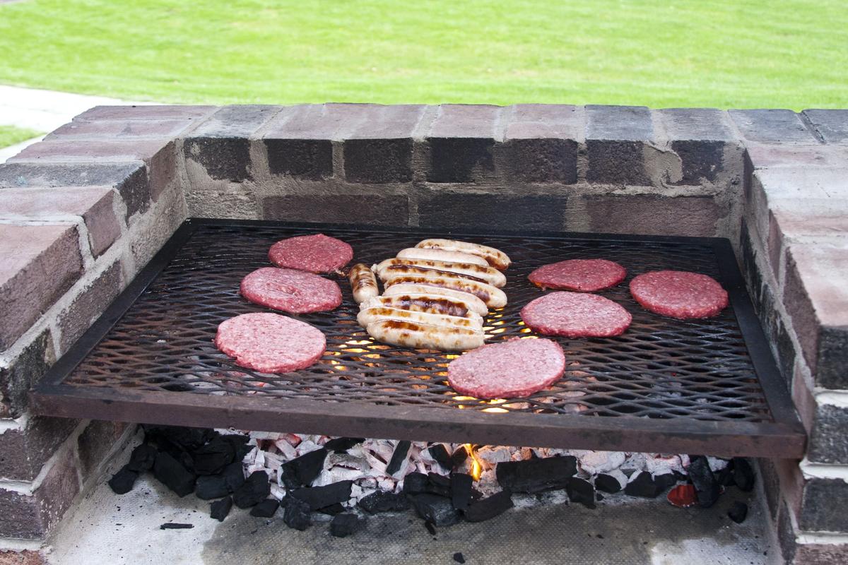 A Stacked Masonry Barbecue Can Be Strong