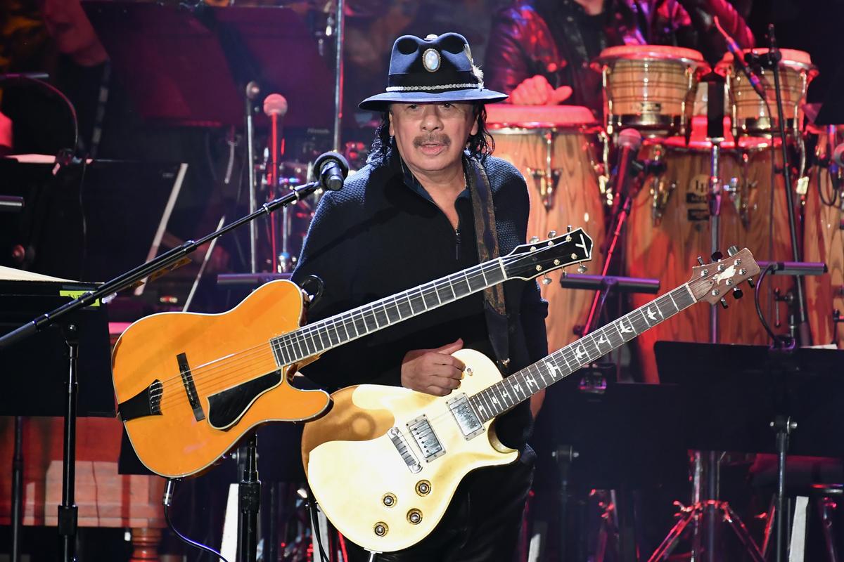Guitarist Carlos Santana Collapses on Stage While Performing in Michigan