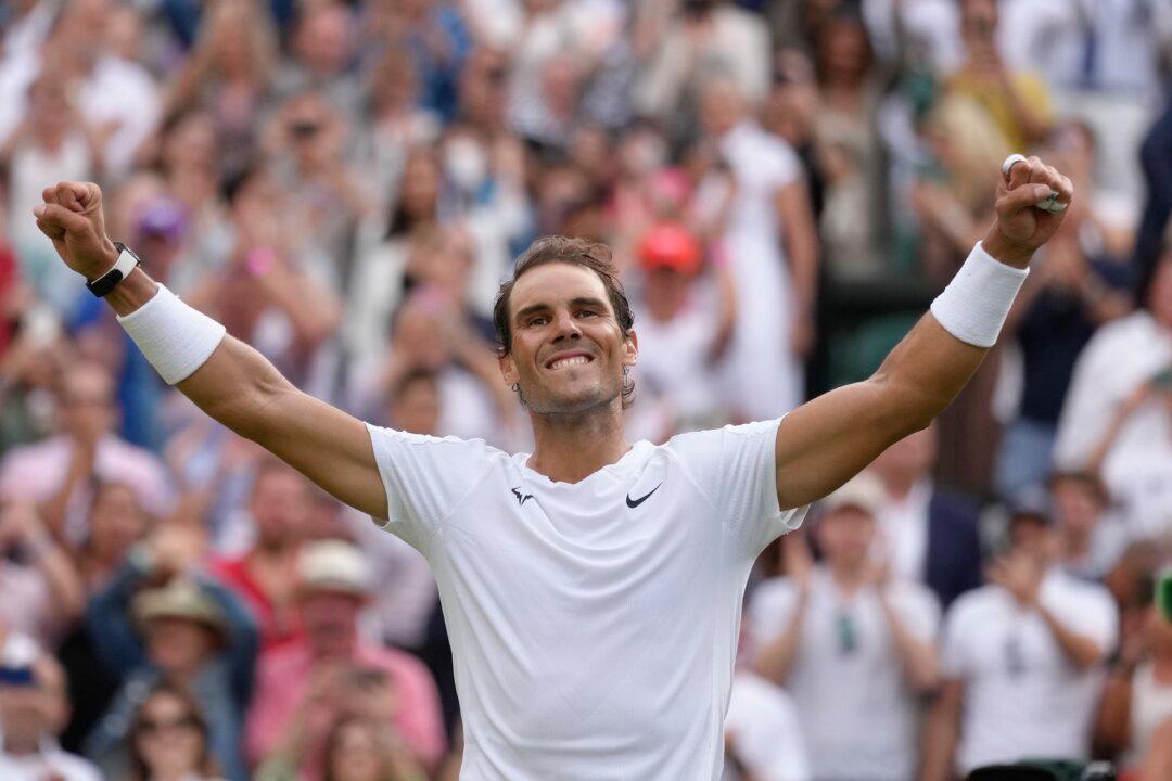 Hampered Nadal Gets Past Fritz at Wimbledon; Kyrgios Next