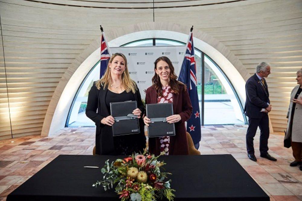New Zealand PM Jacinda Ardern Signs Consumer Goods Deal With Australian University