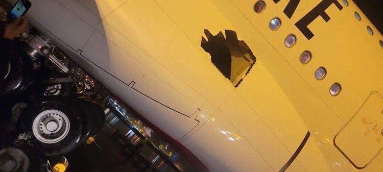 Dubai Plane Finishes 13 Hour Flight to Australia With Large Hole in Side