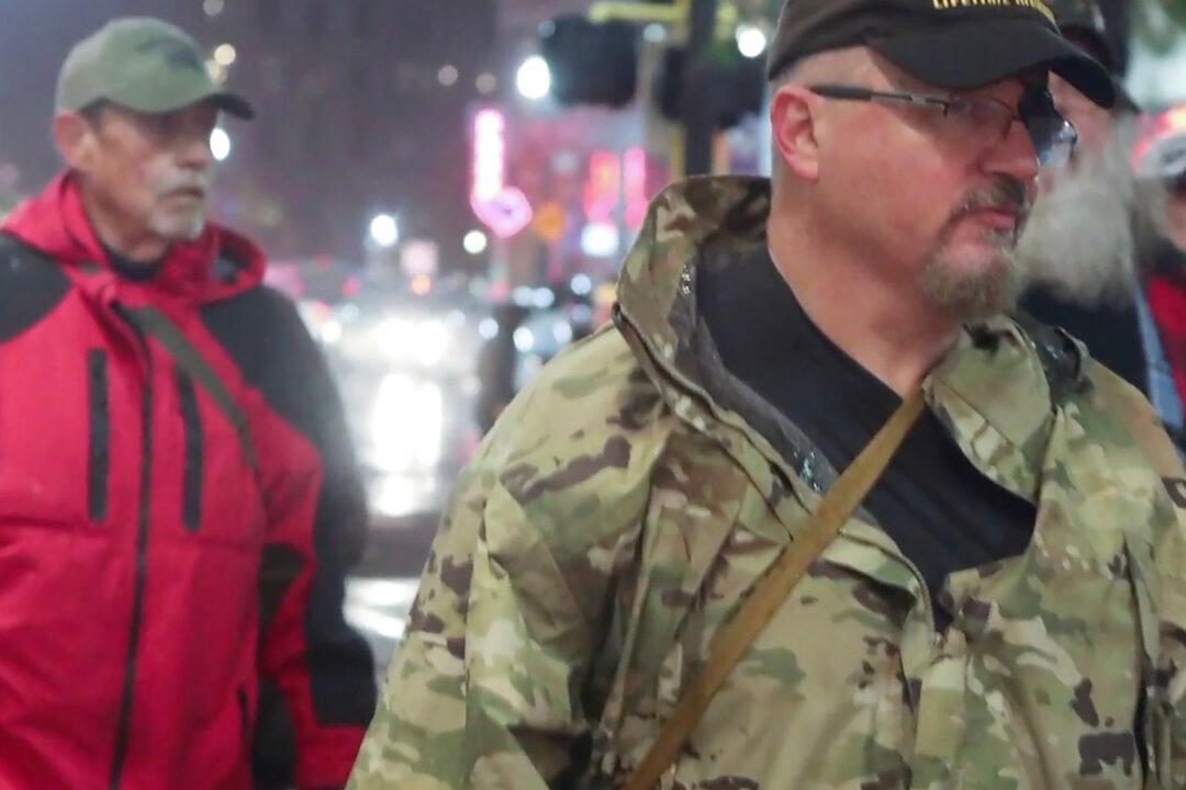 Stewart Rhodes Denies Conspiring to Storm Capitol on January 6