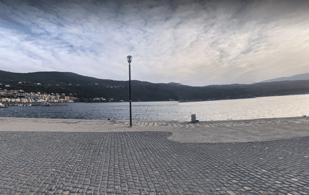 A Helicopter Fighting Fire on Greek Island of Samos Crashes in the Sea