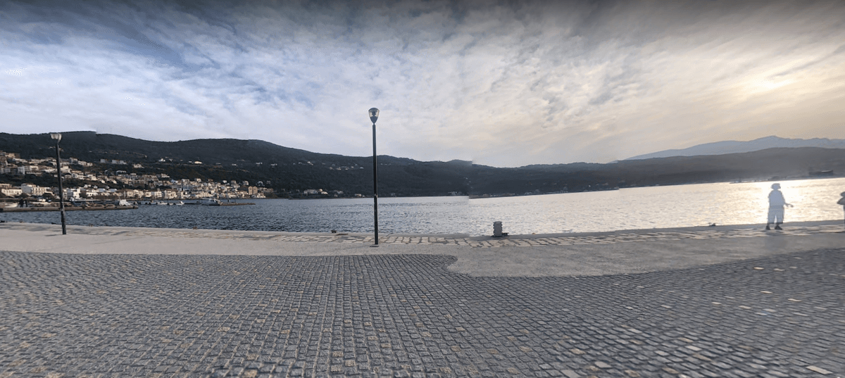 A Helicopter Fighting Fire on Greek Island of Samos Crashes in the Sea