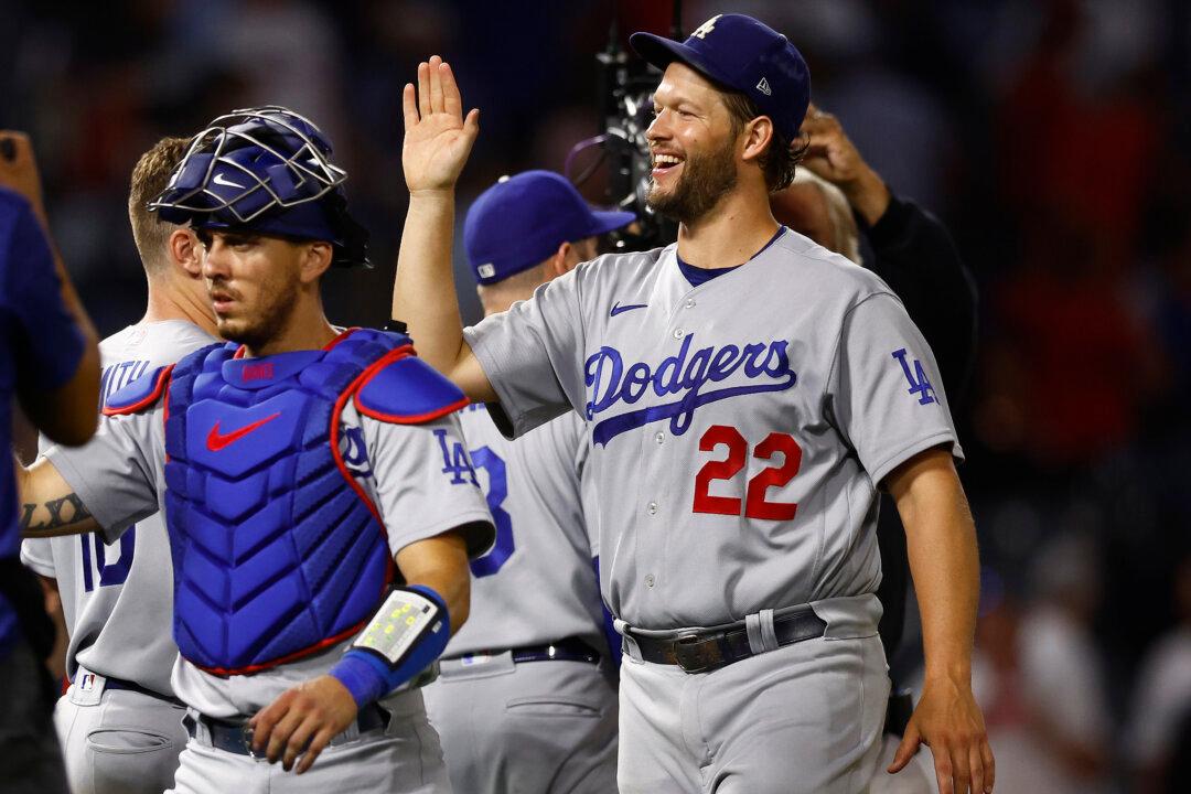 Kershaw Gives up 1 Hit in Nearly Perfect Game Against Angels