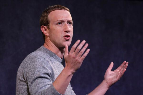 Meta CEO Mark Zuckerberg speaks at an event in New York, on Oct. 25, 2019. (Drew Angerer/Getty Images)