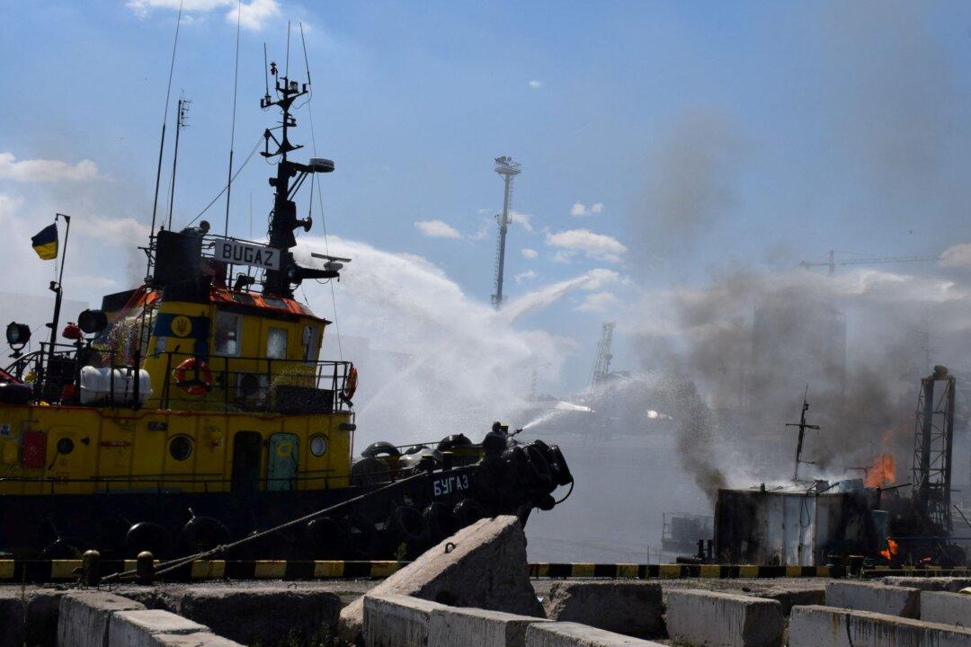 Russia Struck Military Boat in Odesa With Cruise Missiles, Foreign Ministry Says