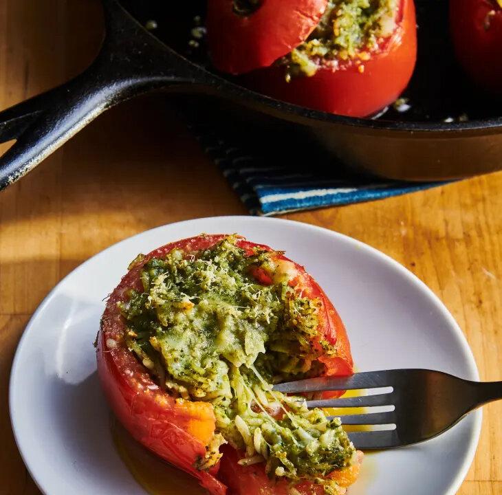 Easy, Cheesy Grilled Stuffed Tomatoes Are My New Summer Staple