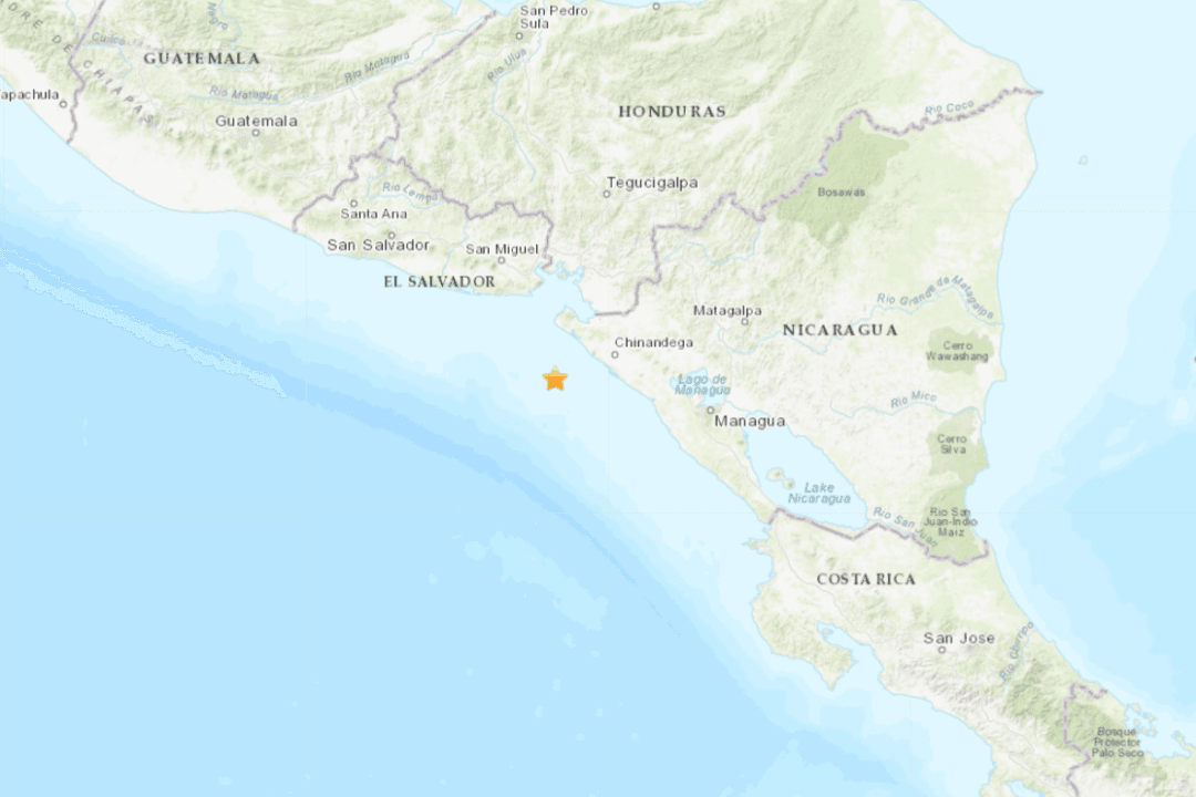 Earthquake of Magnitude 5.5 Strikes Near Coast of Nicaragua: EMSC