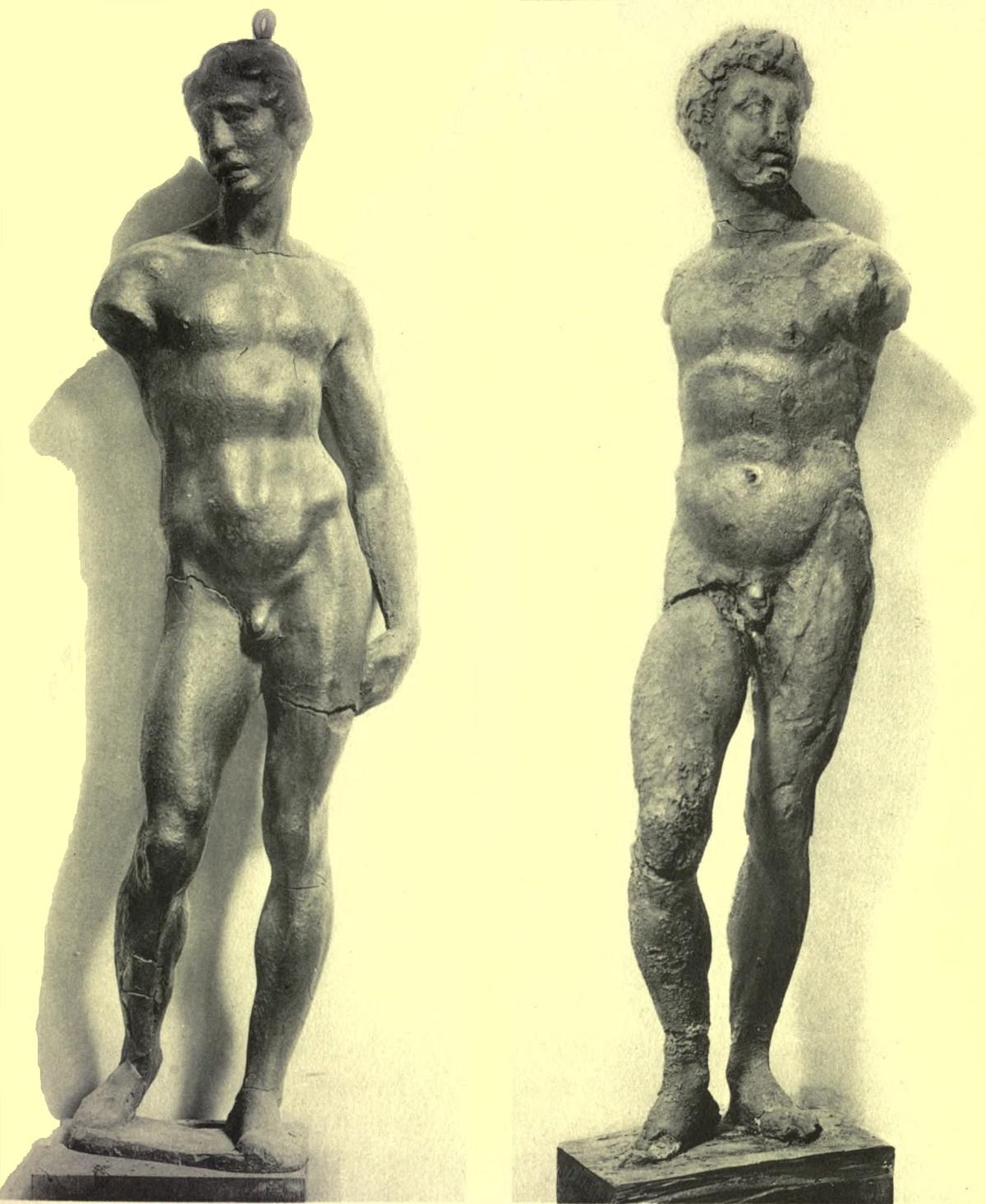 WAX MODELS FOR THE DAVID (After Michelangelo. Florence: Museo Buonarroti) Alinari