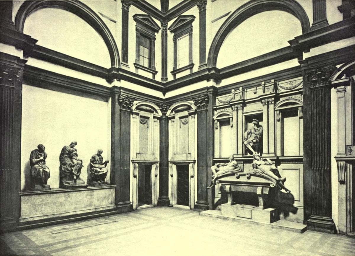 THE NEW SACRISTY (After Michelangelo. Florence: S. Lorenzo) Alinari