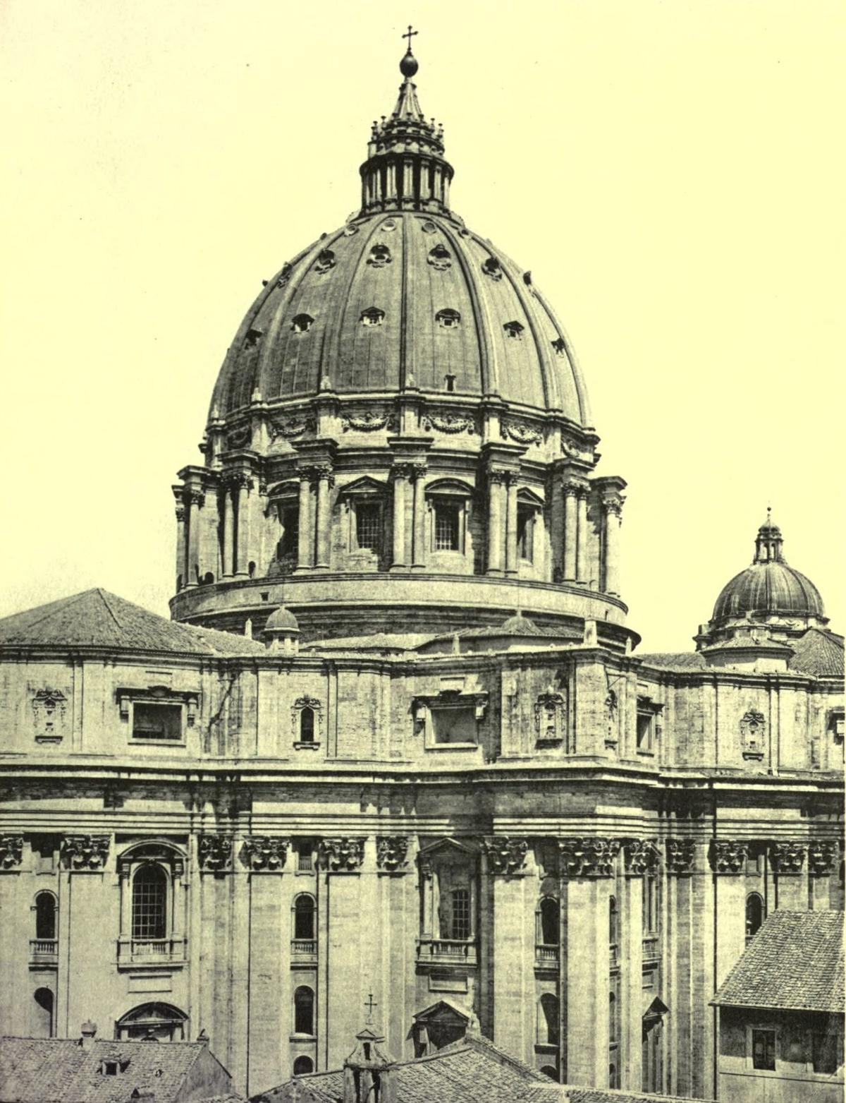 S. PETER'S<br/>(After Michelangelo . Rome) Alinari