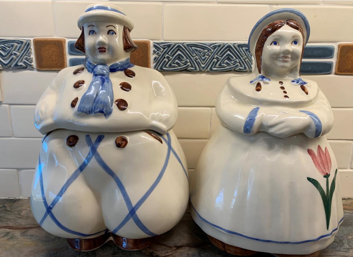 Pottery Company Was Well Known for Colorful Cookie Jars Like These
