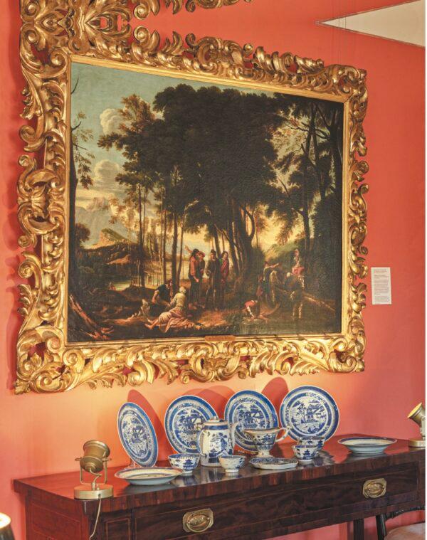 The displayed artwork is an ode to divine creation, including “The Philosopher’s Wood,” painted after Salvator Rosa. (Imaginary Lines, Mary Brandt Photography)