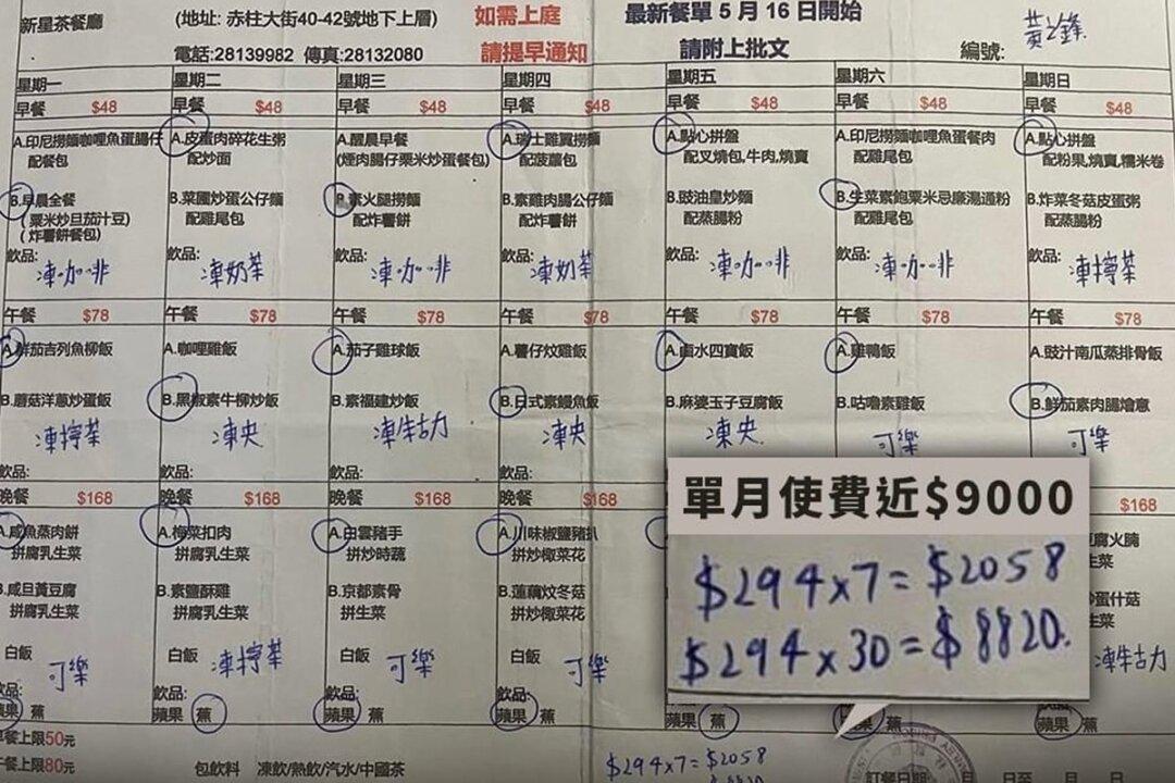 Hong Kong Protester Joshua Wong: Meals Ordered From Outside Prison Are Costly