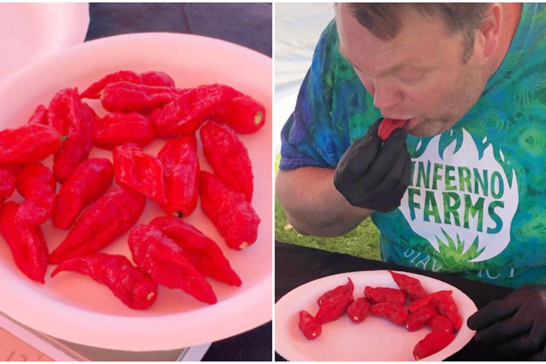 California Man Breaks Guinness World Record Speed-Eating 17 Ghost Chili Peppers