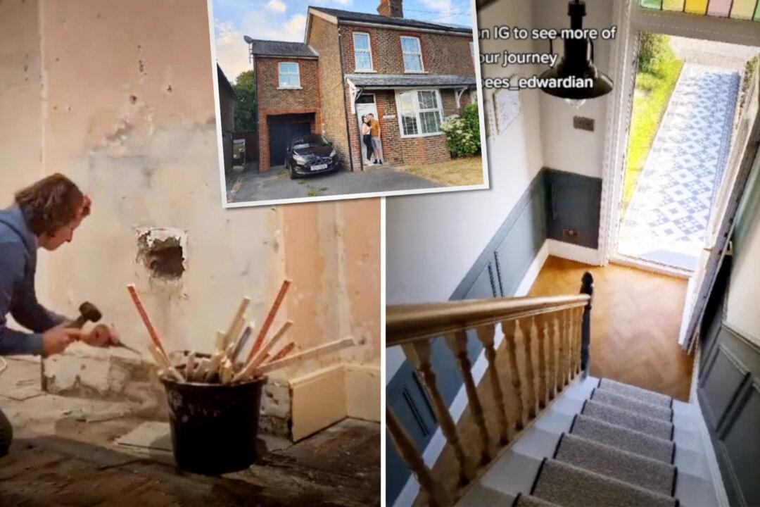 UK Couple Restore Run-Down Edwardian Home From Watching YouTube Videos—And the Results Are Unbelievable