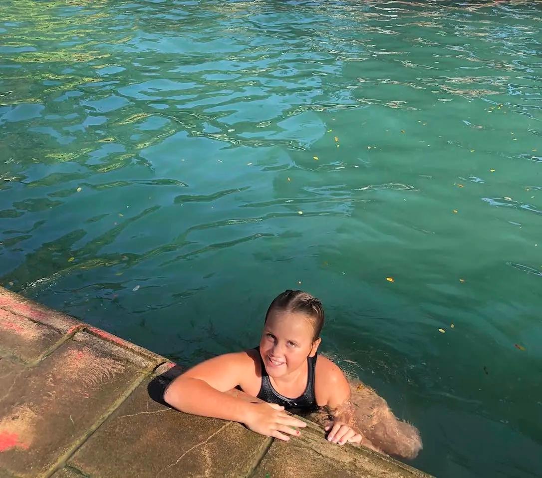 Fab little fresh water public pool. (Courtesy of Evie Farrell)