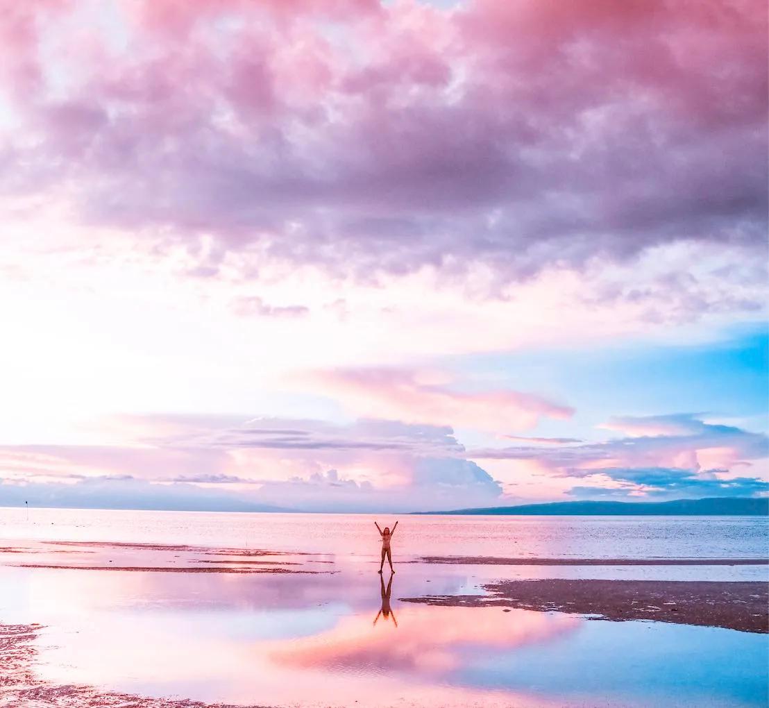 Sunset at Casa del la Playa. (Courtesy of Evie Farrell)