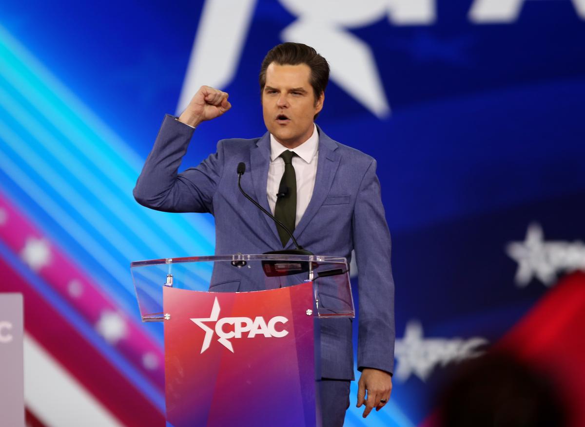 Rep. Matt Gaetz Wins GOP Primary in Florida, Will Face Former State Health Department Official in November