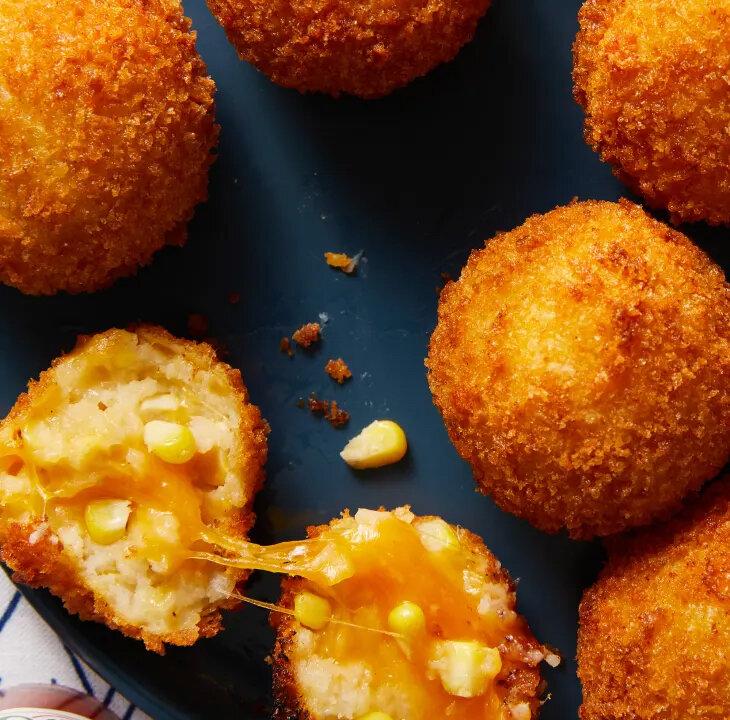 Cheesy Corn and Potato Croquettes Are a One-Bit Wonder