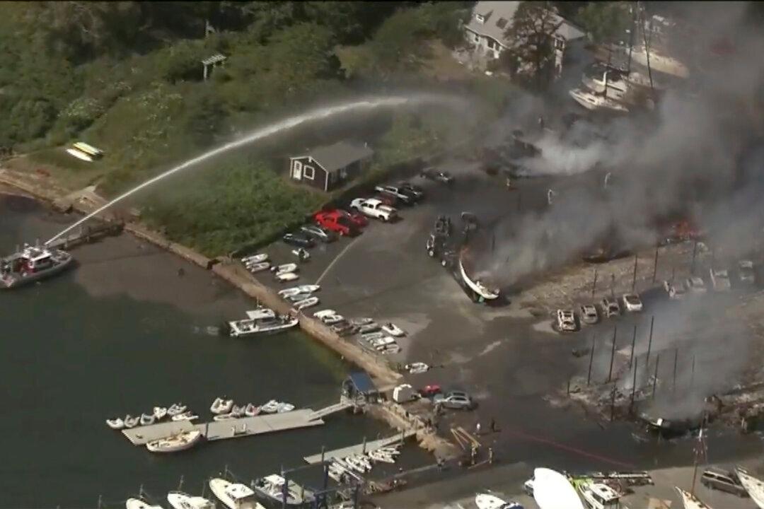 Massachusetts Marina Fire, Sparked by Gas Vapors, Accidental