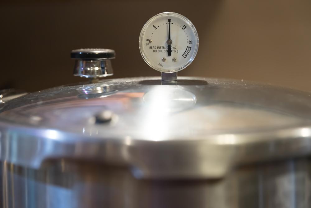 Since meats are a low-acid food, they must be canned using a pressure canner—a one-time investment well worth the expense. (LisaCarter/Shutterstock)