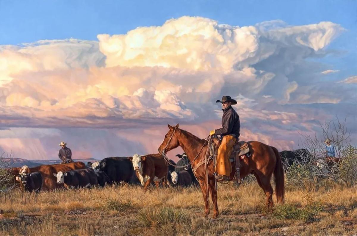 "Summer is Almost Gone" by Tim Cox, oil on masonite painting. (Courtesy of <a href="https://www.instagram.com/timcoxfineart/">Tim Cox Fine Art</a>)