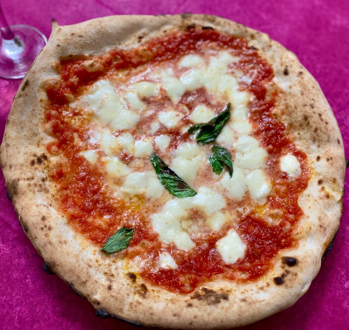 Another great pie, this time at Pizzeria Matteo. (Tim Johnson)