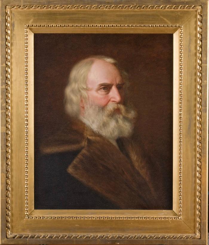 Portrait of Longfellow by his son Ernest, 1876. (Public domain)