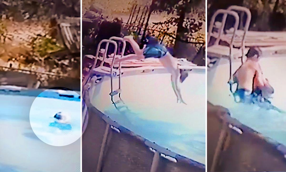 ‘Terrifying’ Footage Shows 10-Year-Old Jumping Into Pool to Save Mom Having Seizure While Swimming
