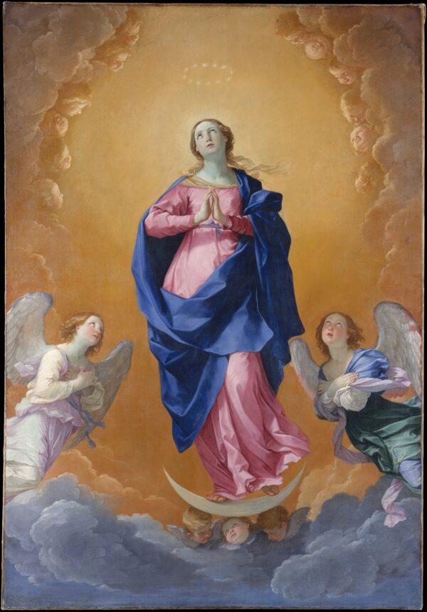 "The Immaculate Conception," 1627, by Guido Reni. Oil on canvas; 105 1/2 inches by 73 inches. Victor Wilbour Memorial Fund, 1959; The Metropolitan Museum of Art, New York. (Public Domain)