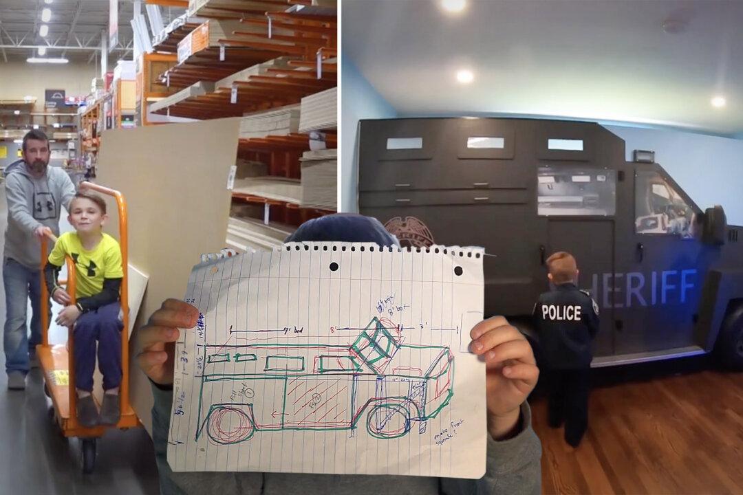 VIDEO: Awesome Dad Turns Son’s Drawing of Police BearCat Into Bed Built From Scratch at Home