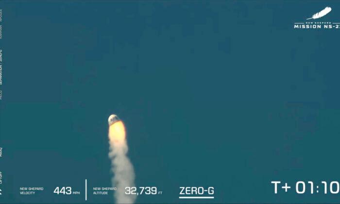 Bezos Rocket Crashes After Liftoff, Only Experiments Aboard