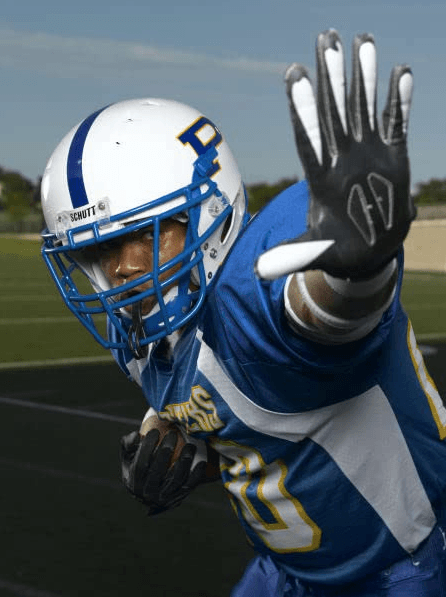 Dillon Panthers' starting tailback, Brian "Smash" Williams (Gaius Charles), in the first season of "Friday Night Lights." (Universal Television)